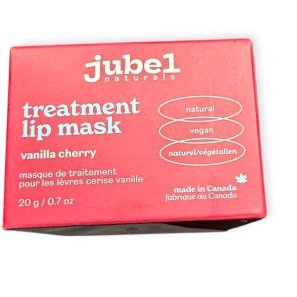 JUBEL NATURALS Vanilla Cherry Treatment Lip Mask – 20g New in Box - Picture 1 of 6